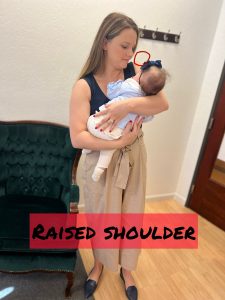 Raised shoulders can lead to increased muscle tension and pain